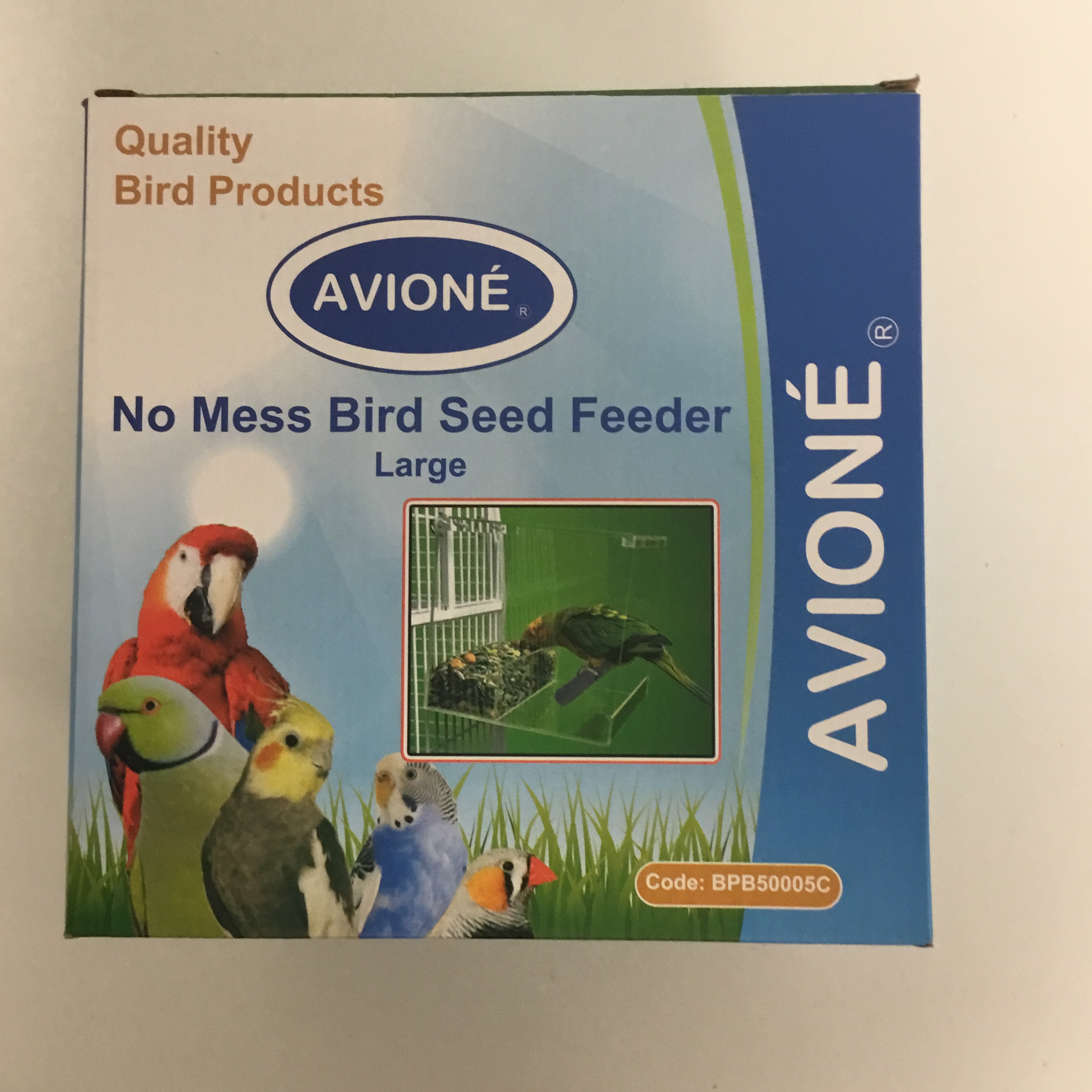 NO MESS BIRD SEED FEEDER LARGE